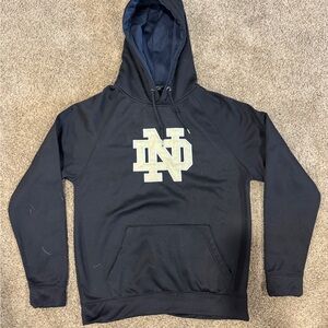 Black Norte Dame Athletic Hoodie